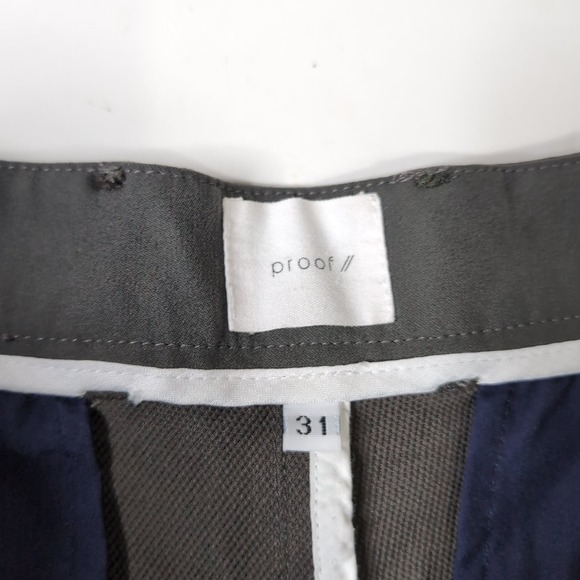 Proof NY Original Nomad Pants Size 31x29 Gray Made in NYC with‎ Swiss Fabric - Picture 6 of 11